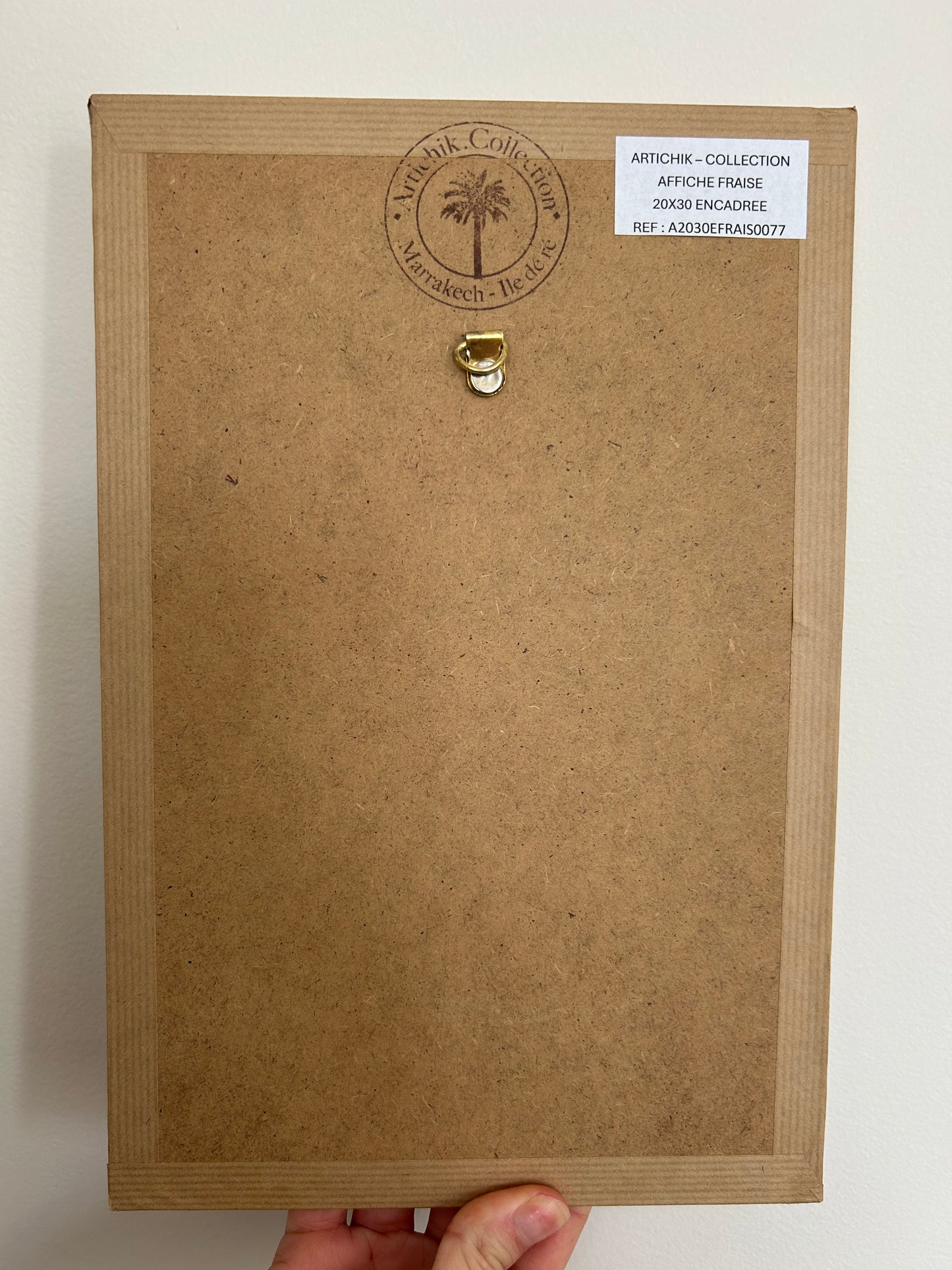 Affiche Maroc Fraises