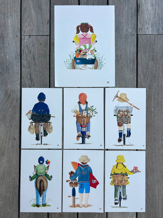 Affiche Île de Ré Le Bordin Zinc