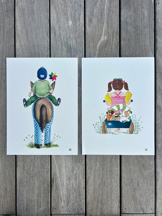 Affiche Île de Ré Âne