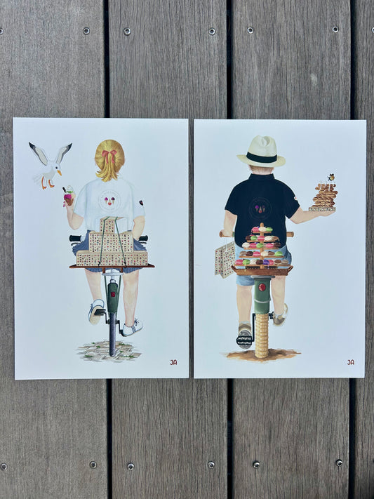 Affiche Île de Ré Fille