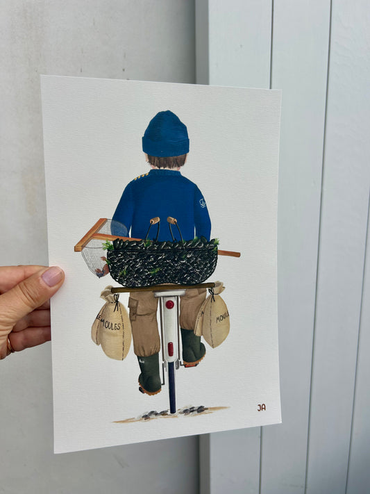 Affiche Île de Ré Moules