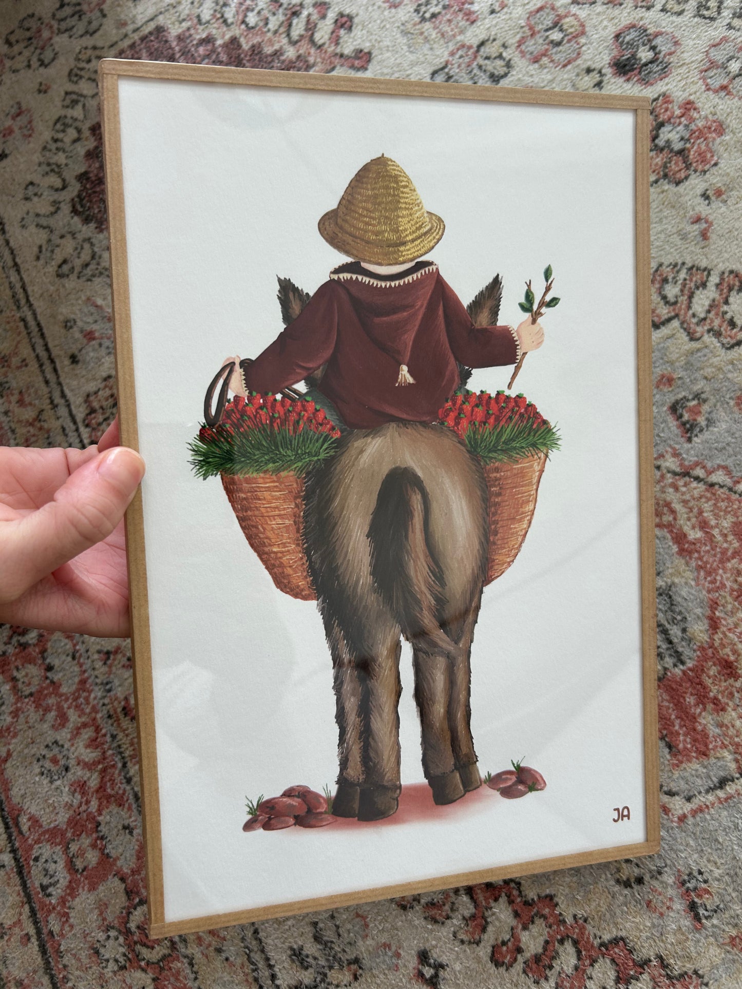 Affiche Maroc Fraises