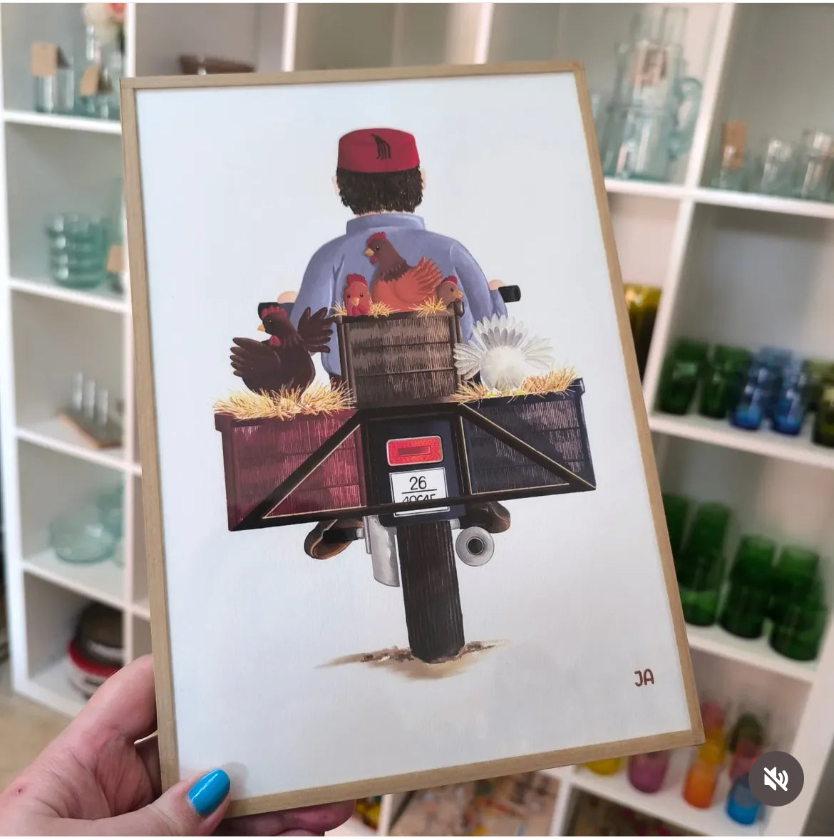 Affiche Maroc Poulettes