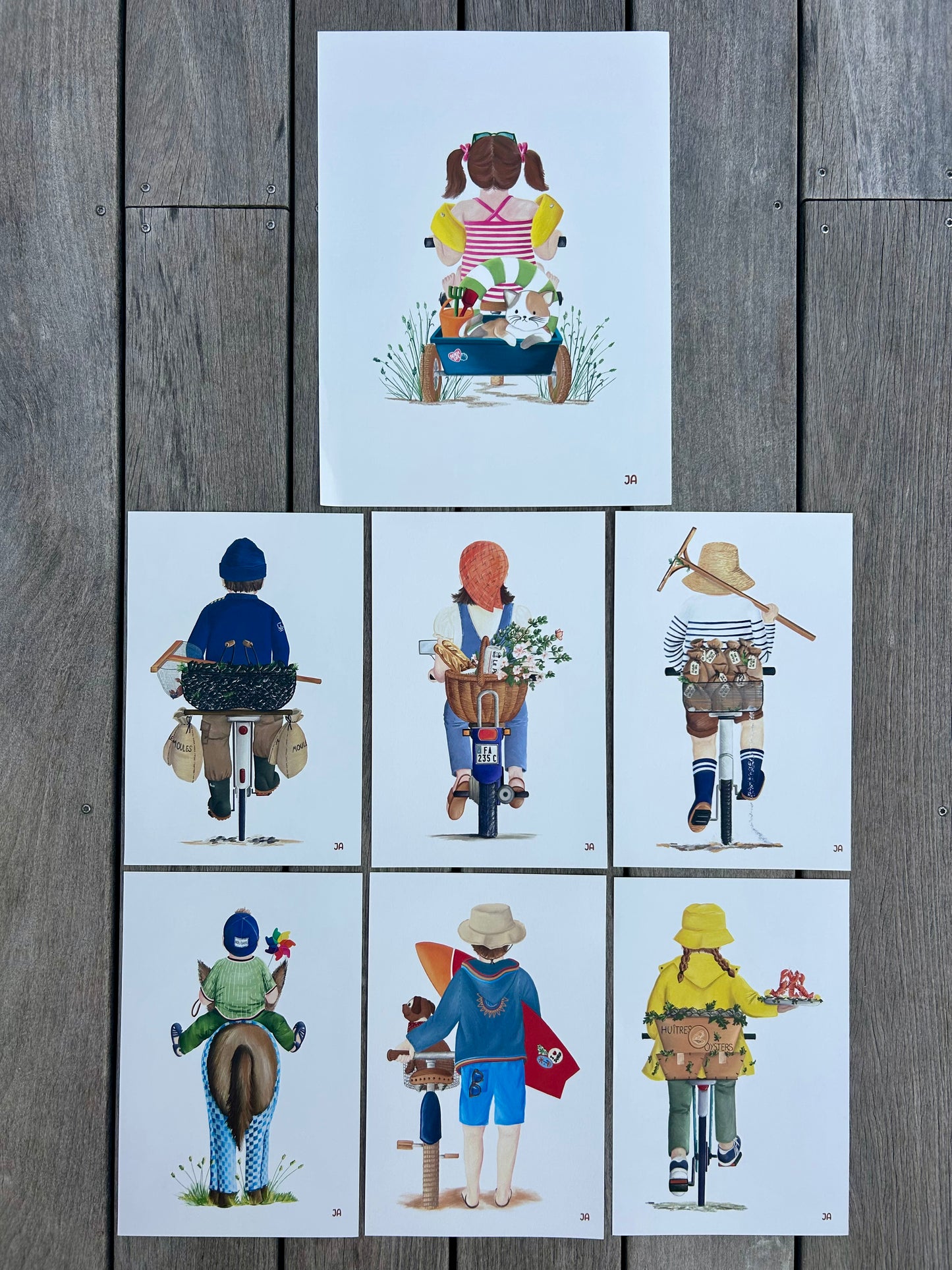 Affiche Île de Ré Moules