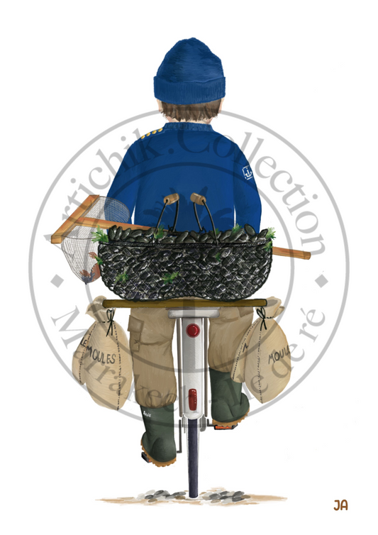 Affiche Île de Ré Moules