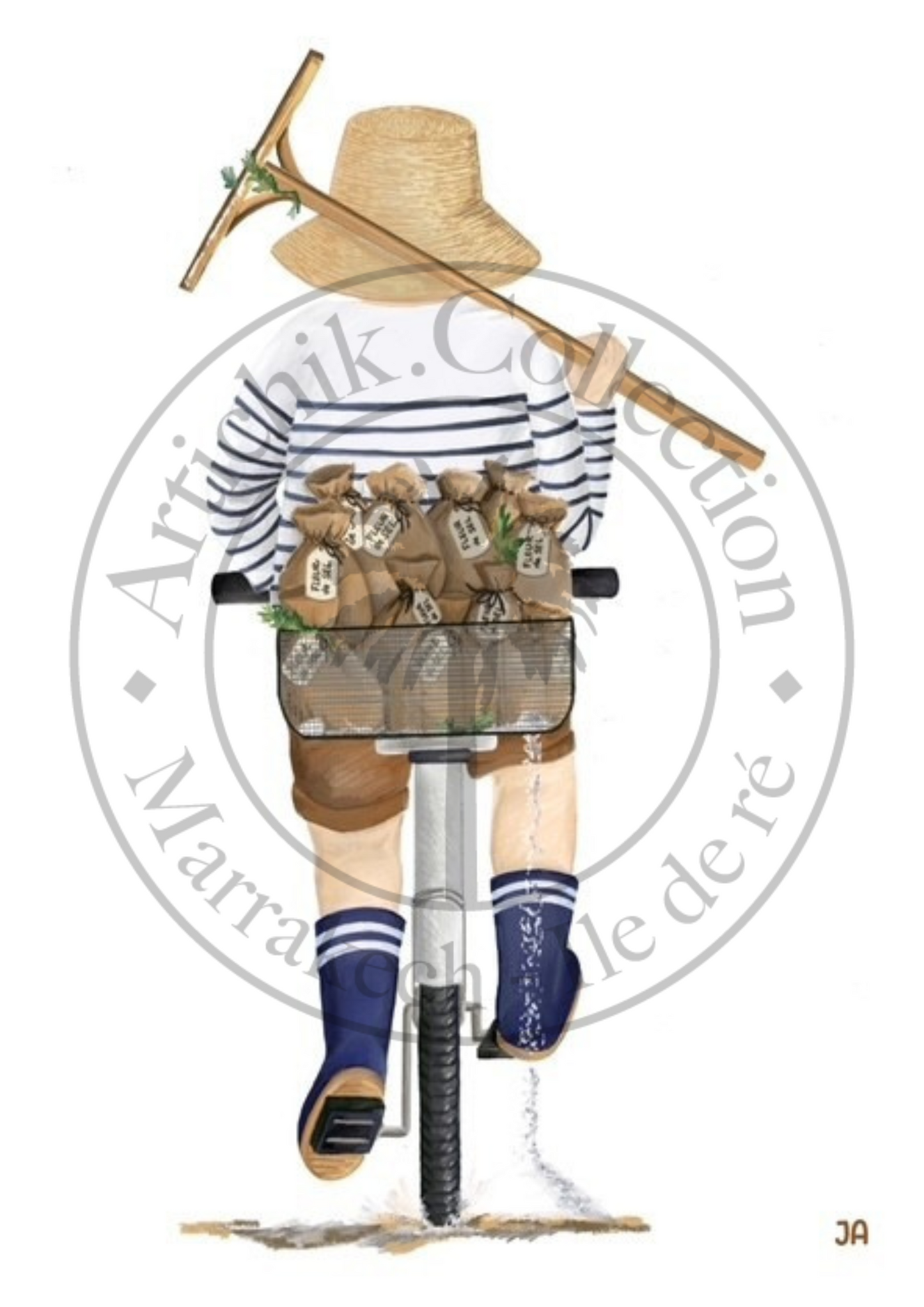 Affiche Île de Ré Sel