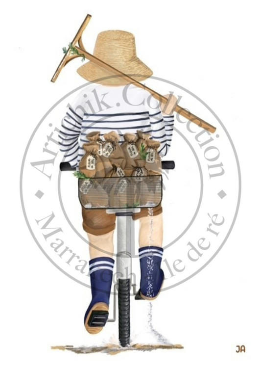 Affiche Île de Ré Sel