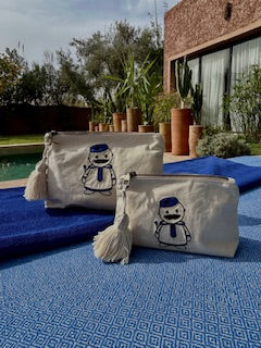 Pochette MOMO Bleu Majorelle