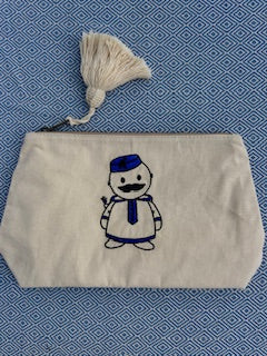 Pochette MOMO Bleu Majorelle