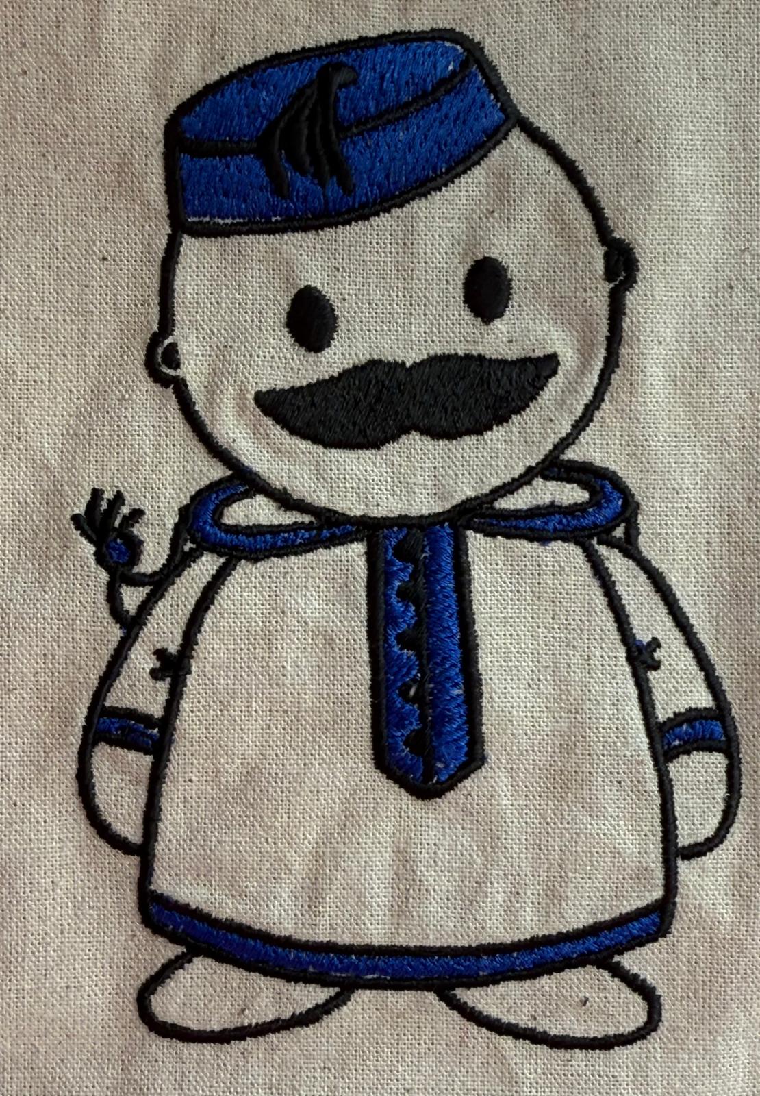 Pochette MOMO Bleu Majorelle