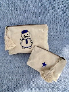 Pochette MOMO Bleu Majorelle